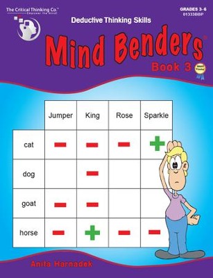 Mind Benders Book 3, Grades 3-6   - 