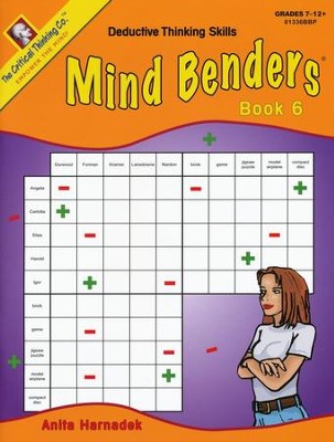 Mind Benders Book 6, Grades 7-12   - 