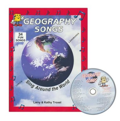 Audio Memory Geography Songs CD, Workbook, and Map   -     By: Kathy Troxel
