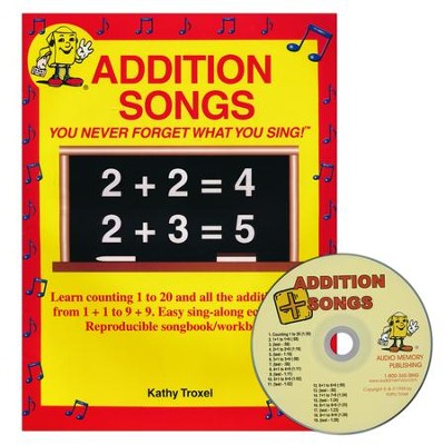 Audio Memory Addition Songs Workbook & CD Set    -     By: Kathy Troxel
