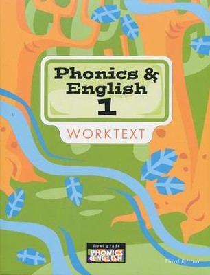 BJU Press Phonics & English Grade 1 Student Worktext (Updated Copyright)  - 