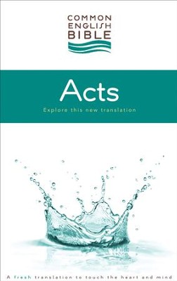 CEB Common English Bible Acts of the Apostles - eBook [ePub] - eBook  - 