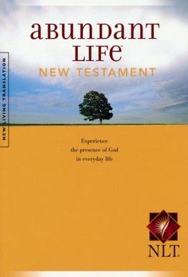NLT Abundant Life Bible New Testament, softcover   - 