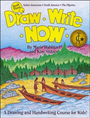 Draw Write Now, Book 3: Native Americans, North America, The  Pilgrims  -     By: Marie Hablitzel, Kim Stitzer
