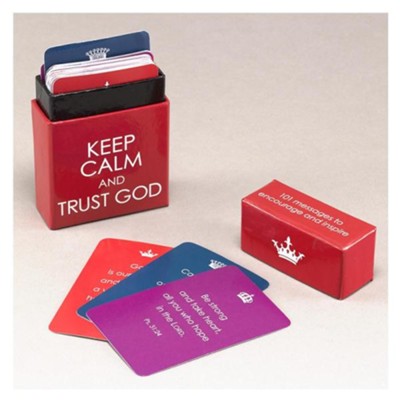 Box of Blessings, Keep Calm and Trust God   - 
