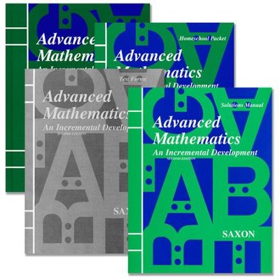 Saxon Advanced Math Homeschool Kit with Solutions Manual, 2nd Ed.    - 