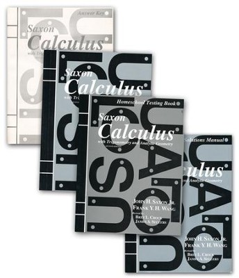 Saxon Calculus Homeschool Kit with Solutions Manual   - 