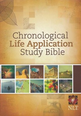 NLT Chronological Life Application Study Bible, Hardcover  - 