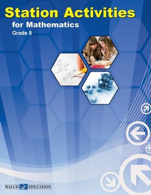 Digital Download Station Activities for Math, Grade 8 - PDF Download  [Download] - 