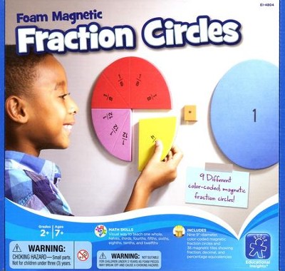 Foam Magnetic Fraction Circles   - 