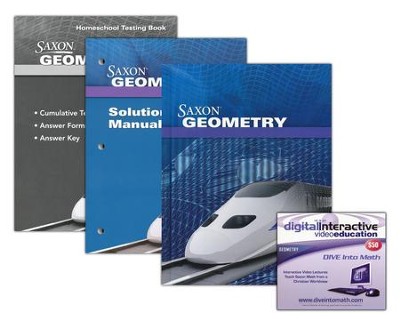 Saxon Geometry Kit & DIVE CD-Rom, 1st Edition   - 
