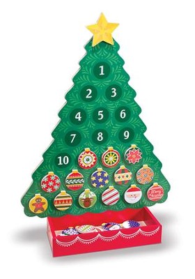 Countdown to Christmas Wooden Advent Calendar  - 