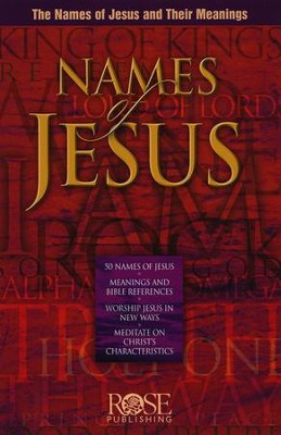 Names of Jesus, Pamphlet   - 