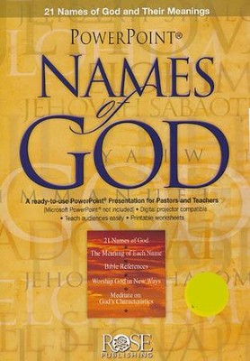 Names of God - PowerPoint CD-ROM   - 