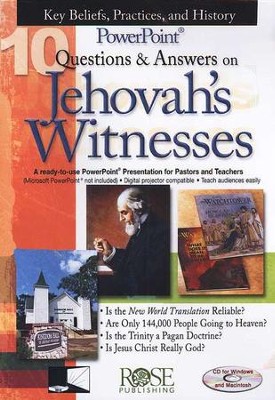 10 Questions & Answers on Jehovah's Witnesses: PowerPoint CD-ROM  - 