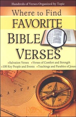 Where to Find Favorite Bible Verses Pamphlet   - 