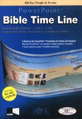 Bible Time Line: PowerPoint CD-ROM  - 