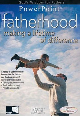 Fatherhood: Making a Lifetime of Difference - PowerPoint CD-ROM  - 