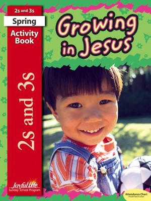 Growing in Jesus (ages 2 & 3) Activity Book   - 