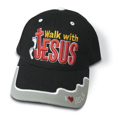 Walk With Jesus Cap Black  - 