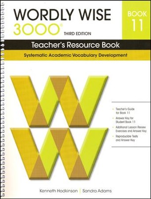 Wordly Wise 3000 Teacher's Resource Book 11 (3rd Edition;  Homeschool Edition)  - 