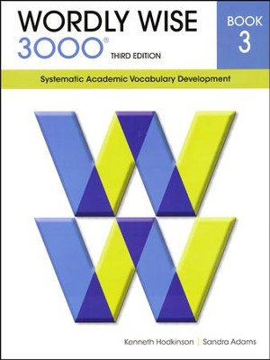 Wordly Wise 3000 Student Book Grade 3, 3rd Edition  (Homeschool Edition)  -     By: Kenneth Hodkinson, Sandra Adams
