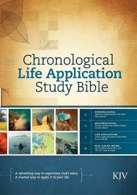 KJV Chronological Life Application Study Bible, Hardcover  - 