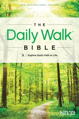 The Daily Walk Bible, NIV Softcover   - 