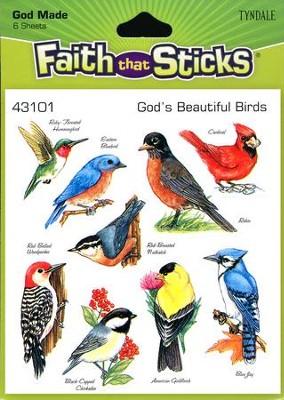 Stickers: God's Beautiful Birds  - 