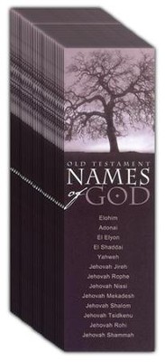 Old Testament Names of God, Bookmarks, 25   - 