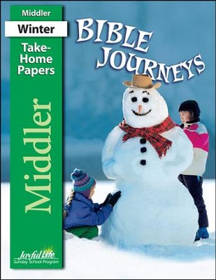 Bible Journeys Middler (Grades 3-4) Take-Home Papers   - 