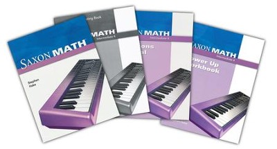 Saxon Math Intermediate 4 Homeschool Kit   - 