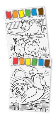 Paint with Water, Farm Animals  - 