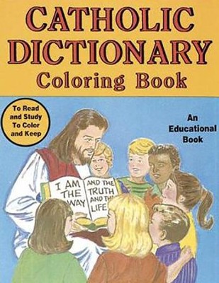 Catholic Dictionary Coloring Book  - 