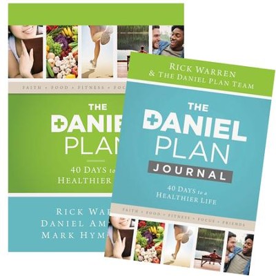 The Daniel Plan, Book and Journal   -     By: Rick Warren D.Min., Daniel Amen M.D., Mark Hyman M.D.
