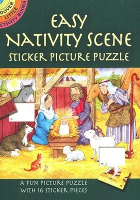 Easy Nativity Scenes Sticker Puzzles  -     By: Cathy Beylon
