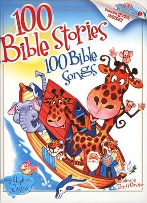 100 Bible Stories/100 Bible Songs--Book and CDs   -     By: Stephen Elkins
