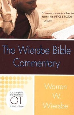 Wiersbe Bible Commentary OT  -     By: Warren W. Wiersbe
