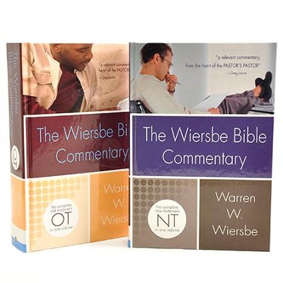 The Wiersbe Bible Commentary, 2 Volumes    -     By: Warren W. Wiersbe

