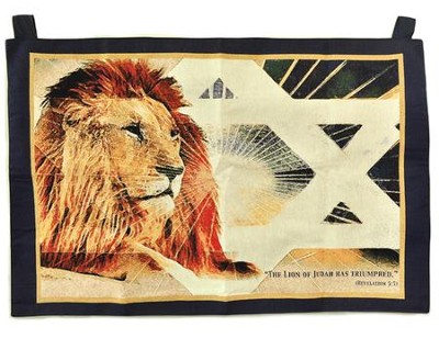 Lion of Judah Tapestry Banner   - 