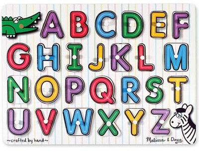 See-Inside Alphabet Peg Puzzle   -     By: Melissa & Doug
