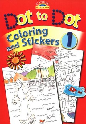 Candle Activity Fun: Dot to Dot Coloring and Stickers, Book 1    -     By: Juliet David
