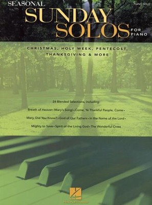 Seasonal Sunday Solos for Piano (Piano Solo)   - 