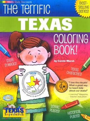 Texas Coloring Book, Grades PreK-3  -     By: Carole Marsh
