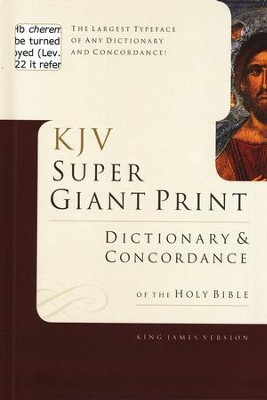 KJV Super Giant-Print Dictionary & Concordance   -     By: George W. Knight
