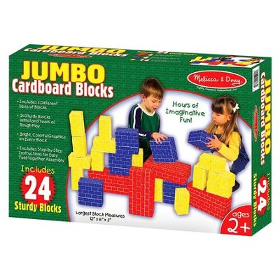 Cardboard Blocks, 24 pieces   -     By: Melissa & Doug
