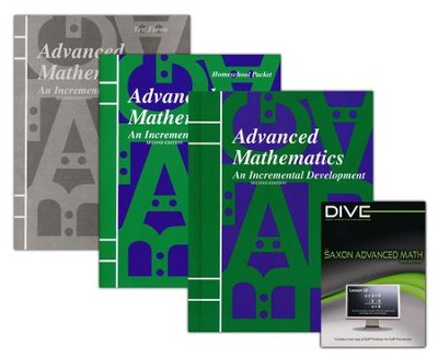 Saxon Advanced Mathematics Kit & DIVE CD-Rom, 2nd Edition  - 