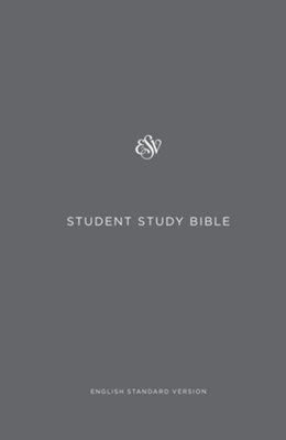 ESV Student Study Bible, Hardcover, Gray   - 