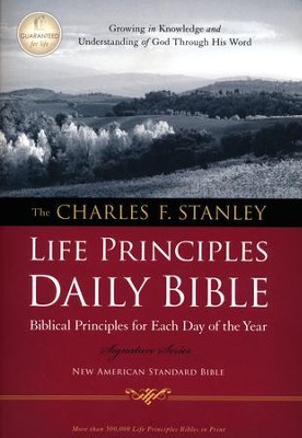 NASB Charles F. Stanley Life Principles Daily Bible, Softcover   -     Edited By: Charles F. Stanley
