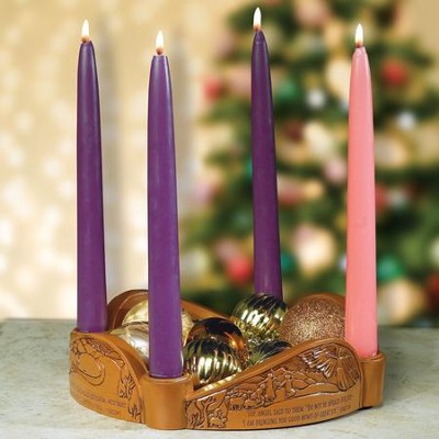 Glory to God Advent Wreath with Candles  - 
